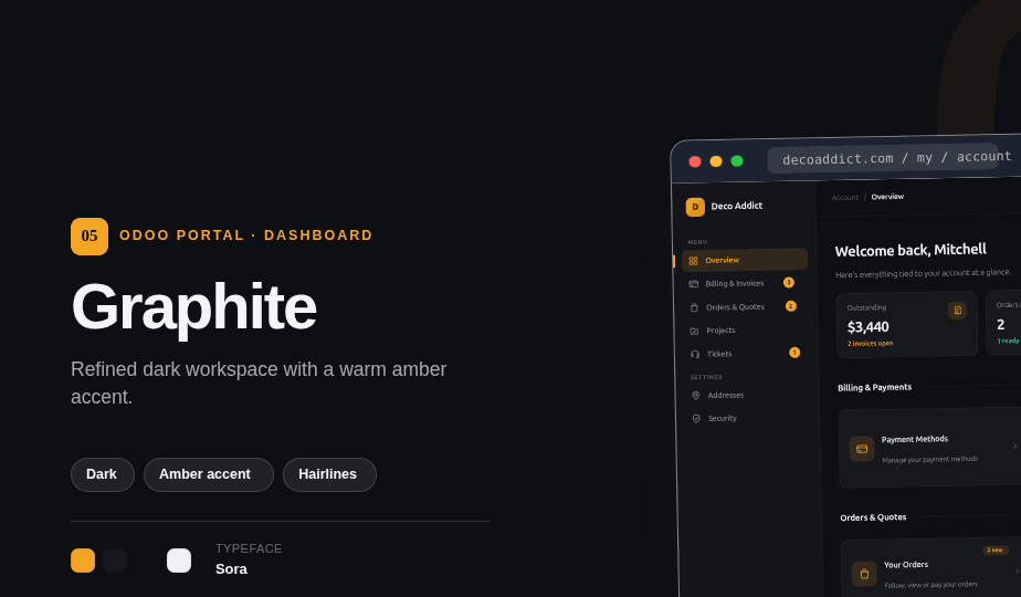 Graphite design banner