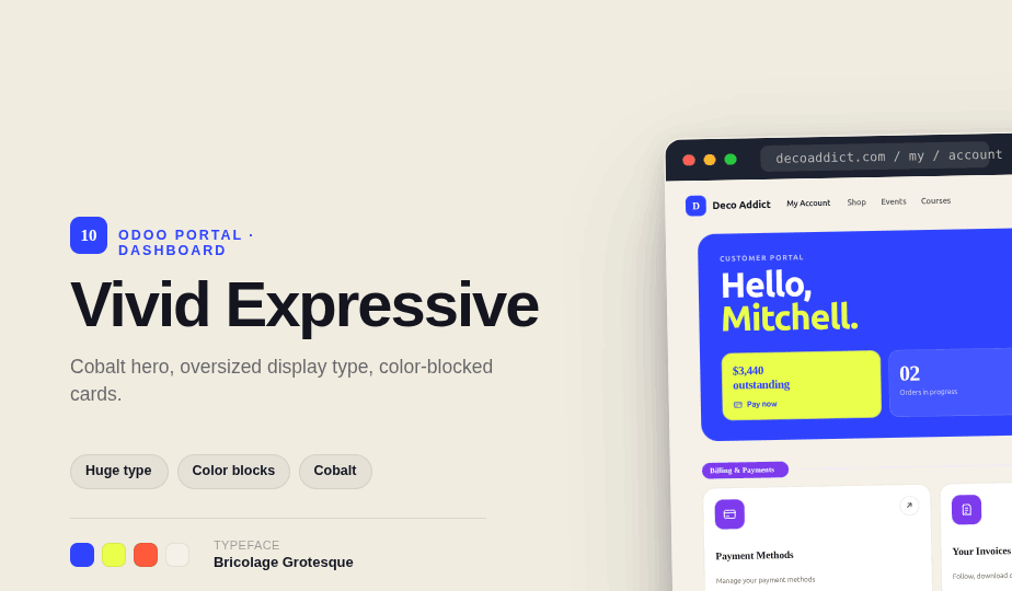 Vivid Expressive design banner